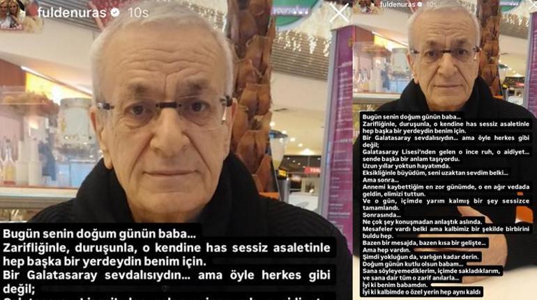 Baba özlemi dinmiyor Fulden Urastan duygulandıran paylaşım