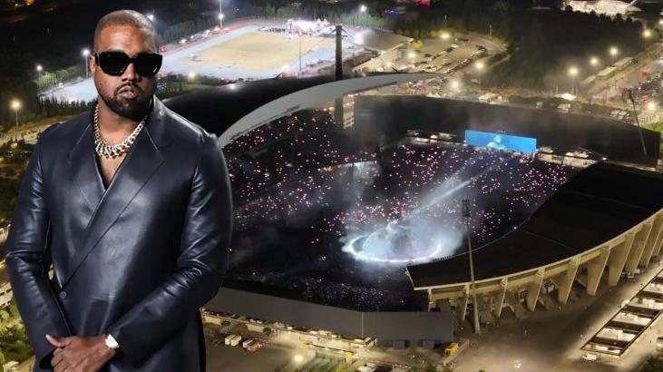 İstanbul'da Kanye West rüzgarı! Konserde rekor kırdı