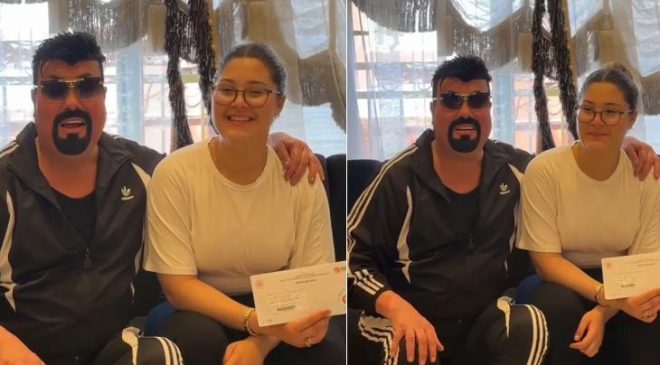 Kobra Murat kızını paylaştı: Evimdeki en başarılı insan