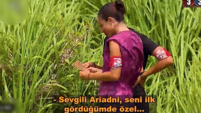 Survivorda Barış Murat Yağcıdan Yunan yarışmacı Ariadniye aşk mektubu