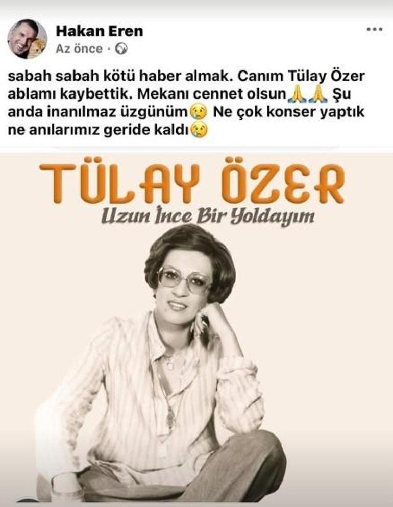 Zerrin Özerin acı günü Ablası Tülay Özer hayatını kaybetti