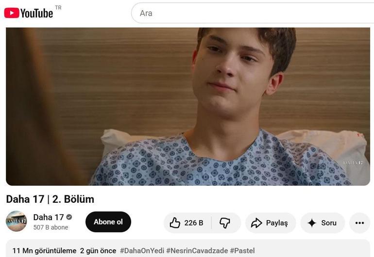Daha 17’den ikinci bölüm rekoru