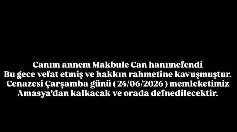 Levent Can acı haberi duyurdu Annesi hayatını kaybetti