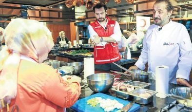 Mutfak eğitimi aldılar