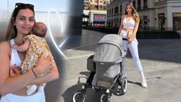 Üçüncü kez anne olmuştu! Amine Gülşe doğumdan günler sonra fit haliyle dikkat çekti