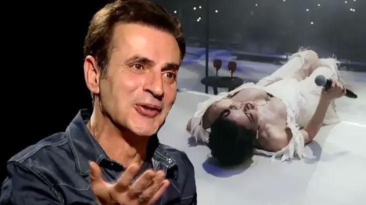 Teoman gibi yatarak şarkı söylemek isteyen Göksel güldürdü!