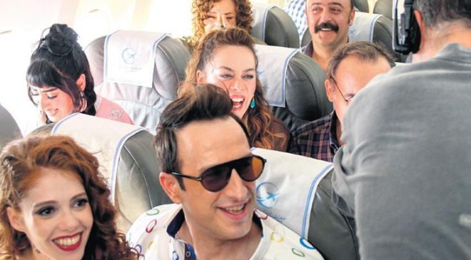 Kahkahalar setten taştı