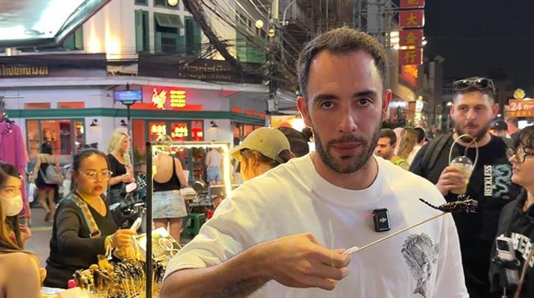 Kuralsız Sokaklarda akrep menüsü Taylandın sırlarını keşfetti