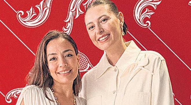 Maria Sharapova ile poz