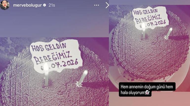 Merve Boluğur sürpriz paylaşımla ilk kez açıkladı Hala oluyorum