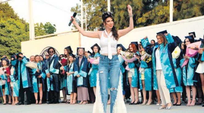 Mezuniyette ‘Efe’ şov